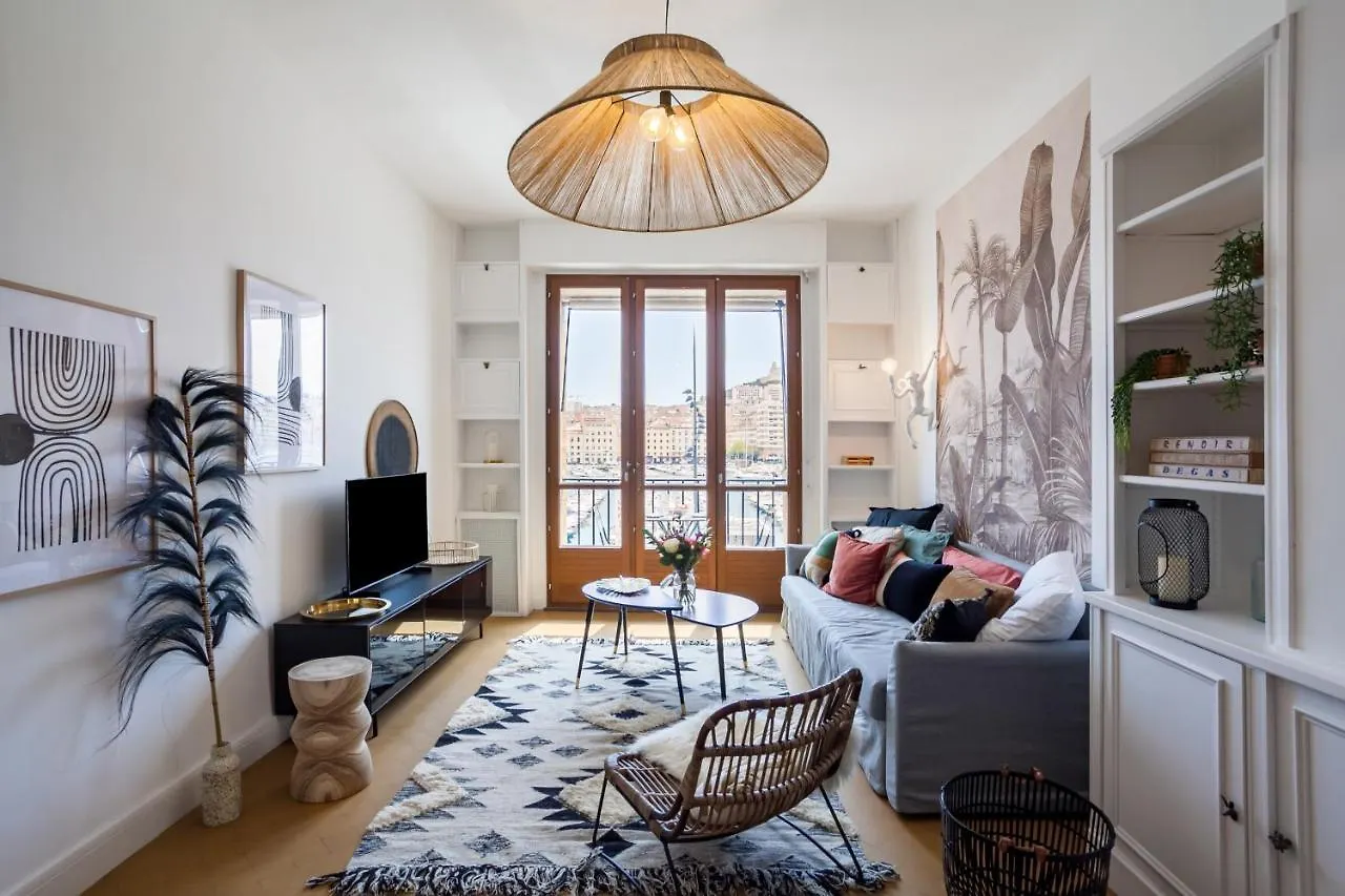 Premiere Ligne - Bel Appartement En 1Ere Ligne Du Vieux E Marseille Apartment